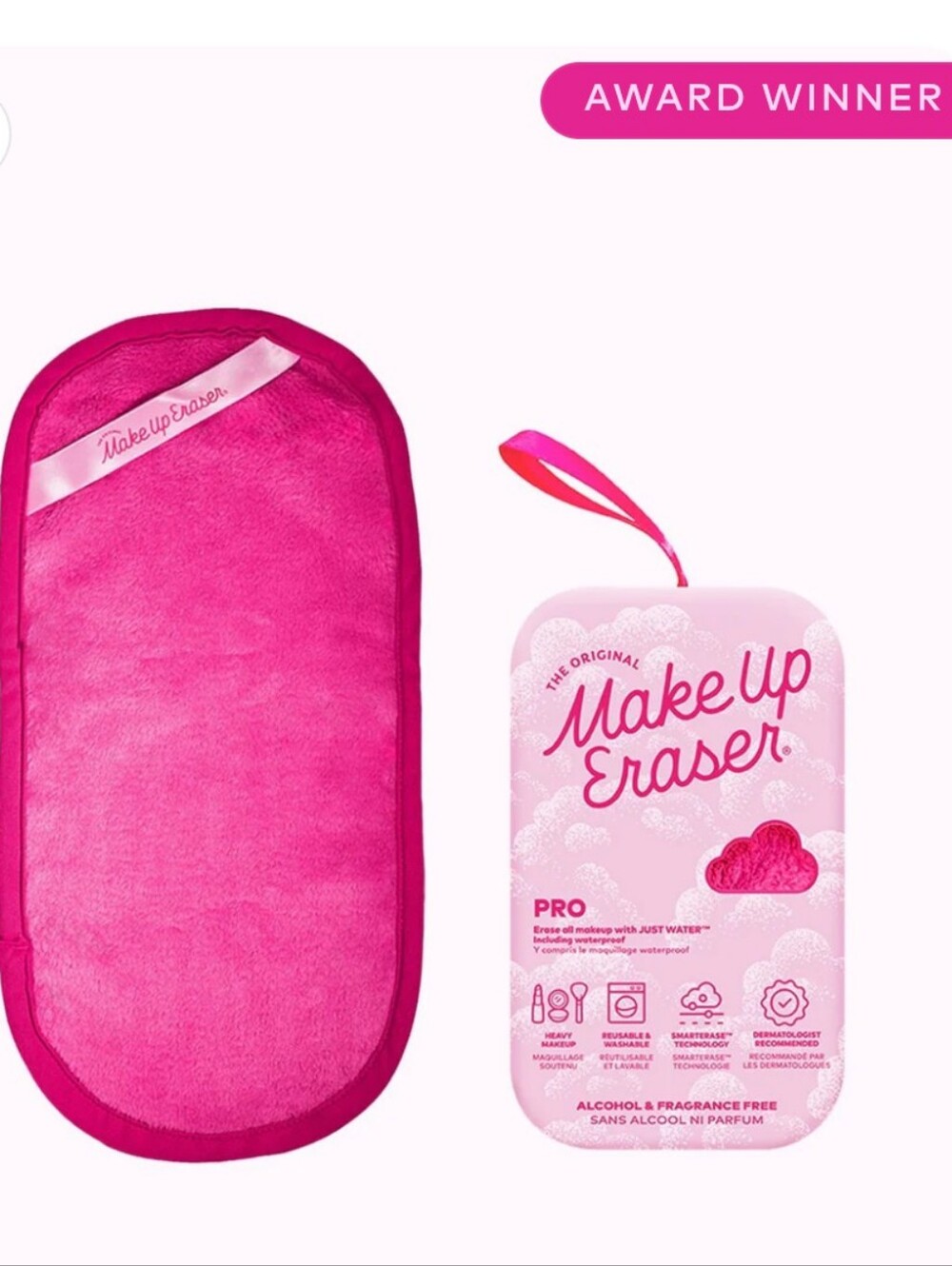 Nib The Original MakeUp Eraser Pro Pink Makeup Remover Cloth